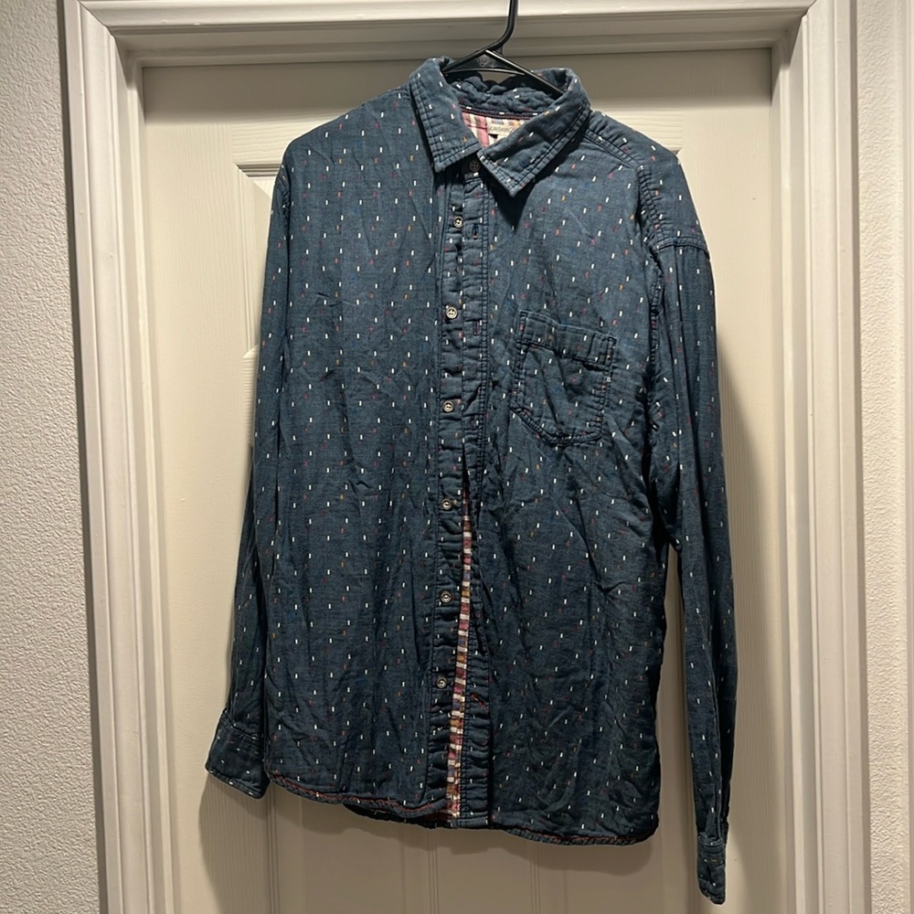 CARBON2COBALT CONFETTI SHIRT SIZE LARGE
